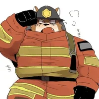 furry fireman