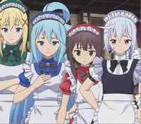 Konosuba maid-verse