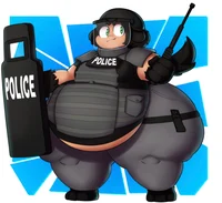 Fat Police Girl