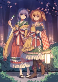 Kosuzu and Akyuu