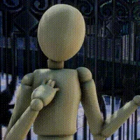 The wooden mannequin