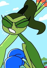 Lady Mantis Defeated