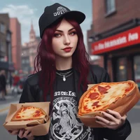 Pizza delivery Girl
