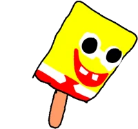 spongeBob popsicle