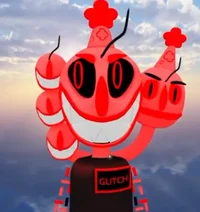 GLitch Red Baldloon