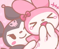 Kuromi n My Melody 