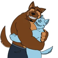 Rex doggo huggies