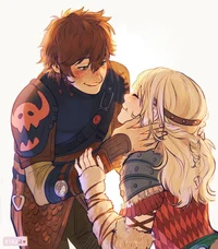 Hiccup and Astrid 