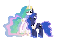 Celestia and Luna