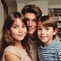 Husband and kids