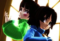 Chara y Frisk