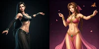 Tifa and Aerith 