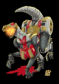 Busty DInobot Slash