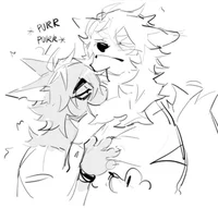 Clingy furry catboy