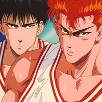 Sakuragi and Rukawa