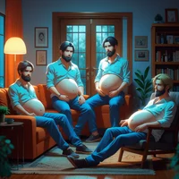 Pregnant brothers 