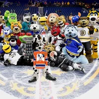 NHL mascots au 
