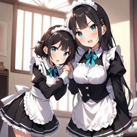 Twin maids