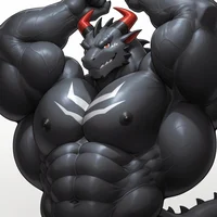 Muscly Magma Dragon