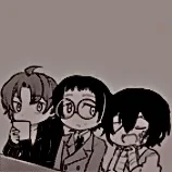Ango Oda and Dazai