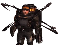 Female skibidi woman