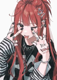 Девушка готка