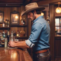 Cowboy bartender 
