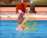 Girl at your pool
