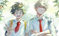 Bakugo and Midoriya 