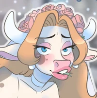 Anthro Cow Bride