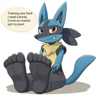 Lucario Foot RP