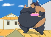 Fat Yoruichi shihoin