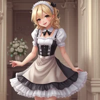 kitty maid girl