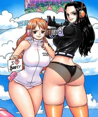 Nami and Nico Robin