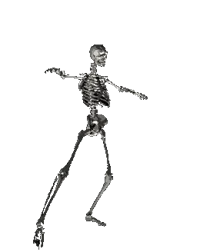 Peaceful Skeleton