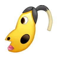 Blue emojis sister