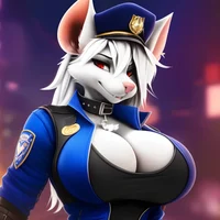 Furry police girl