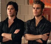 Damon and Stefan 
