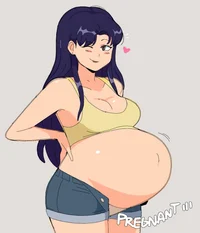 Pregnant misato
