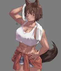 Nonchalant Dog Girl
