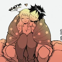 Luffy and Nami