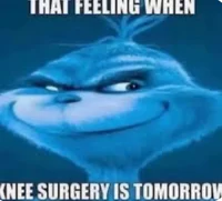 Knee Surgery Grinch
