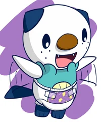 A diapered Oshawott