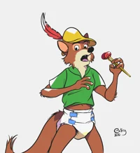 A diaper Robbin Hood