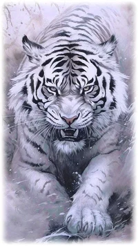 White Siberian Tiger