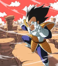 Saiyan prince Vegeta