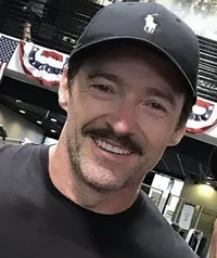 stepdad Hugh jackman