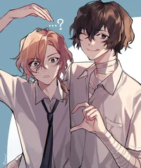Chuuya e Osamu Br
