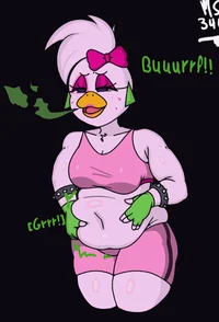 Fat glamrock chica