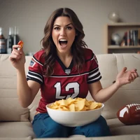 Giantess Footbal Fan